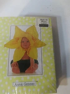 Anne Geddes Photo Album Baby Flowers 80 pictures Book Yellow Sunflower 5x7 - Picture 1 of 4