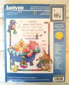Punto croce Janlynn contato Bath Time 2000 - Foto 1 di 3