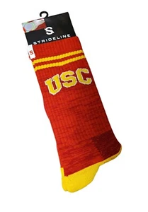 NCAA University USC Trojans Calcetines Strideline Algodón Premium Corte Redondo - Imagen 1 de 3