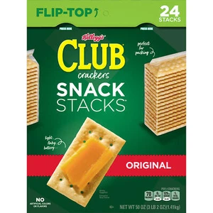 Kellogg's Club Original Crackers 24 Stacks Inside, 50 oz - Picture 1 of 7