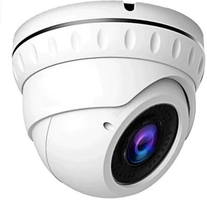 Cámara de seguridad SVD 5MP 4 en 1 (TVI, AHD, CVI, CVBS) (lente de 5 MP 2,8-12 mm, blanca)  - Imagen 1 de 4