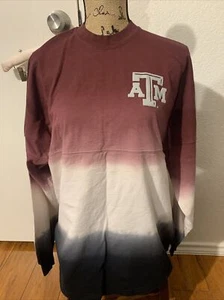 Fanatics Spirit Jersey Ombré Crew Neck Spirit Jersey TX A&M Aggies Small NWT - Picture 1 of 15
