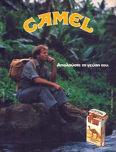 Camel Cigarettes - Enjoy The Taste - Original Vintage Print Ad 1989!! - Picture 1 of 1