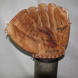 Vintage Rawlings G400 Leather Baseball Glove Mitt Tommy Davis Made In USA - Picture 1 of 7