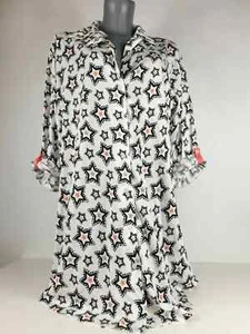 JD Williams Pretty Secrets Woman One Piece Pyjamas UK 16/18 Star Print - Picture 1 of 5