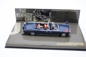 F Vintage Paul's Model Art Minichamps The Kennedy Car 1961 Lincoln Continental