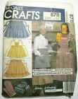 1983 Uncut Mccall's Crafts 8711 Sewing Pattern Apron Oven Mit Casserole Cover