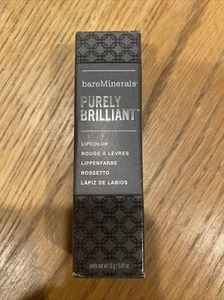BARE MINERALS Purely Brilliant Lip Color Lush Nude 0.06oz NIB - Picture 1 of 3