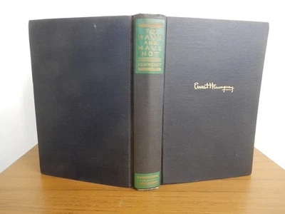 To Have and Have Not by Ernest Hemingway 1st ed/early ptg (1937) hardcover Foto 1 de 4