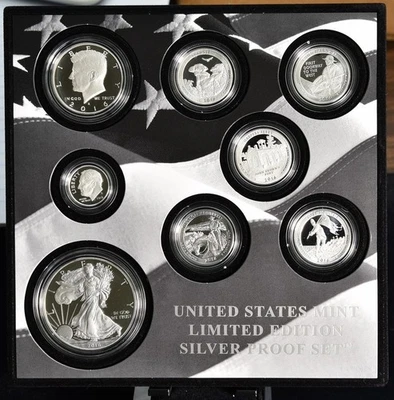 2016 U.S. Mint Limited Edition Silver Proof Set With Box & COA - Image 1 of 4