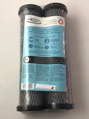 Whirlpool Standard Capacity Replacement Water Filter 2 Pack 149010 WHEF-WHWC - Image 1 of 4