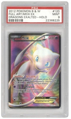 Pokemon Mew EX Dragons Exalted Full Art #120 PSA 9 - Low Pop - Image 1 of 2
