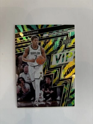 2025 Panini National VIP VJ Edgecombe Tiger Stripe Rookie Prizm 76ers - Image 1 of 2