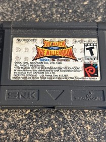 THE MATCH OF THE MILLENNIUM - NEO GEO POCKET - Untested