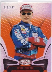 2018 Panini Certified Racing NASCAR ORANGE #33 MARK MARTIN #71/249