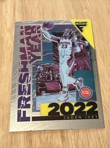 Jaden Ivey 2022-23 Flux Basketball #10 Freshman Year RC-Pistons 
