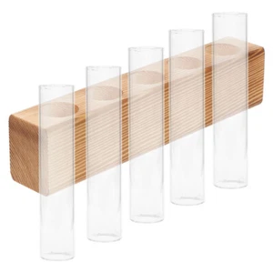 Creative Multi-use Exquisite Premium Clear Glass Vase Propagation Station Home - Picture 1 of 12