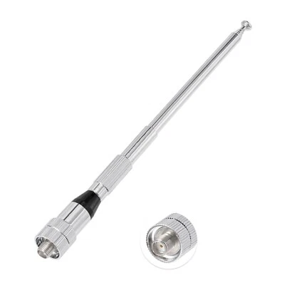 Antena de radioaficionado 400-470MHZ UHF 5 secciones telescópica SMA hembra para Wouxun - Imagen 1 de 4