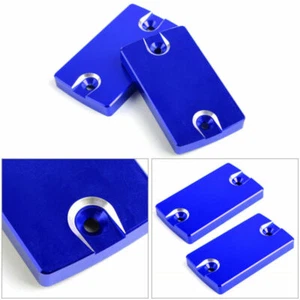 2xFRONT Brake Fluid Reservoir Cap Blu Für Suzuki BANDIT1250/S/F 07-16 SV1000 F3 - Picture 1 of 6