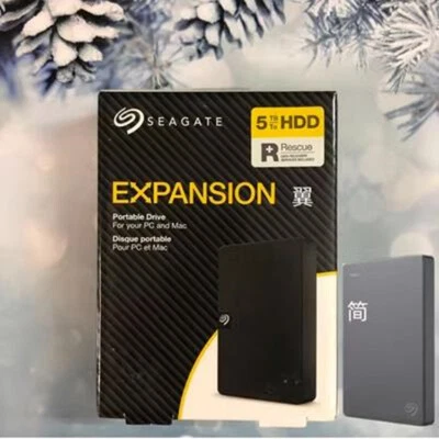 Seagate 500GB 1TB 2TB 4TB 5TB Eternal Hard Drive PC Mac Portable Drive USB 3.0 - Image 1 of 4