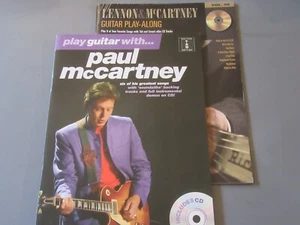 Paul McCartney Play Guitar With & Lennon & McCartney Guitar Songbooks with CD's - Picture 1 of 12