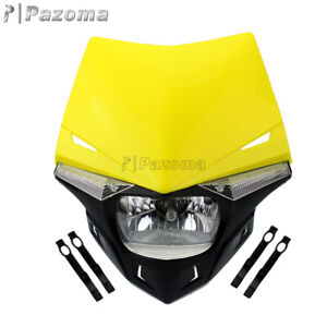 12V 35W Vision Headlight For Suzuki DR-Z400E DR-Z 125 Rmx 450 Z Off-Road Bikes