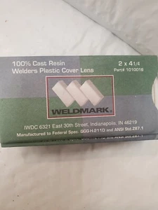 Weldmark plastic cover lens. 100% cast resin. part # 1010016. 2"x4 1/4". 10pc. - Picture 1 of 2