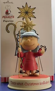 Peanuts Snoopy Linus "This Is What Christmas is All About' Hallmark Figurine   - Picture 1 of 9