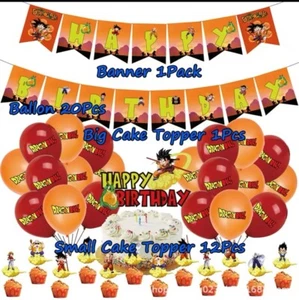 Goku Latex Ballon Anime Happy Birthday Decoration  - Picture 1 of 1