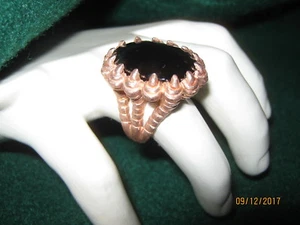  nOir CLAW Ring Holding BLACK Cz Size 6/9 "NEW" Adjustable - Picture 1 of 5