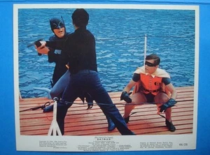 1966 *BATMAN:The Movie* Color 8x10 Photo/Mini LC Adam WEST Ward ROBIN NSS 66/28 - Foto 1 di 8