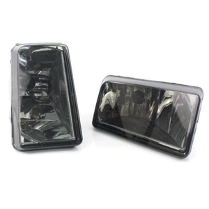 Black Foglight Day Light FIt for Chevrolet Chevy Silverado 2007-2013 L+R - Picture 1 of 4