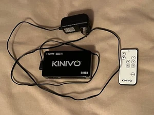 Kinivo 501BN Black & Silver HDMI Switch 4K HDR 5 Port, 4K 30Hz, Auto-Switching - Picture 1 of 1