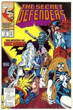Secret Defenders #3 (1993, vf 8.0) Dr Strange, Wolverine, Spider-Woman...