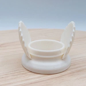 Teelichthalter Muschel Elfenbein maritim weiß 40mm für Standard Teelichtkerzen - Bild 1 von 8