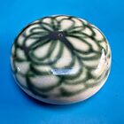 Vintage Pottery North Devon - Paperweight -  Ceramic Green Earthenware