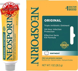 First Aid Antibiotic Ointment, 1-Ounce, protection & Scar Minimization - Picture 1 of 12
