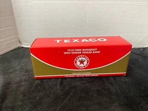 ERTL TEXACO 1918 Ford Runabout w/ Tanker Trailer #21 Diecast Bank 1:25 NIB 21461 - Picture 1 of 4