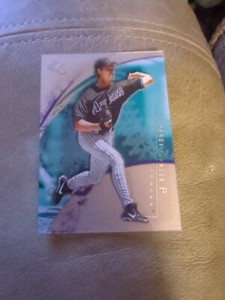 2002 Fleer E-X RANDY JOHNSON #90 baseball card ~ Arizona Diamondbacks ~ MLB