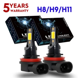 2X H11 LED Faros Láser Bombilla Blanco Amarillo Doble Color Proyector Kit de Luz Antiniebla - Imagen 1 de 14