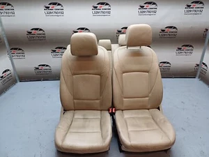 ⏺️ SET SEDILI IN PELLE BEIGE BMW SERIE 7 F01 2011 BERLINA 2I - Foto 1 di 24