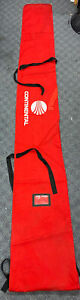 Rare CONTINENTAL AIRLINES CLASSIC SKI BAG HOCKEY STUCK TRAVEL  red