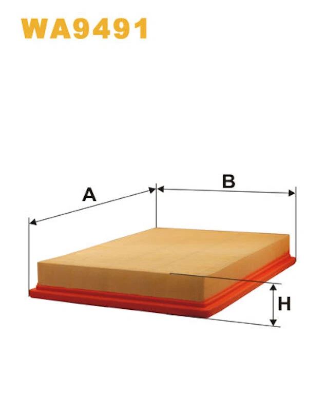 WIX Air Filter WA9491 fits Jeep Cherokee KJ 3.7 4x4 2.5 CRD 4x4 2.8 CRD 4x4