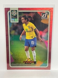 #/299 2023 Panini Donruss FIFA Women’s World Cup Red Foil SP #202 Marta Brazil