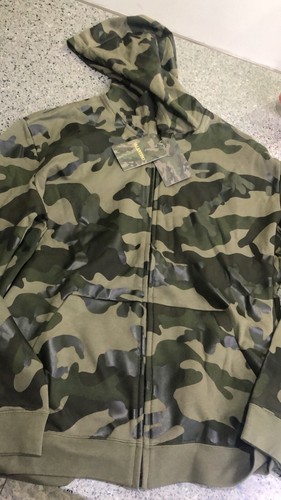 Felpa con cappuccio zip mimetica uomo Valentino Garavani nuova etichette XXL PREZZO AL PUBBLICO £825