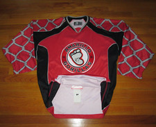 AMARILLO GORILLAS Vtg CHL Hockey authentic OT Jersey Minor League Fight Strap 52