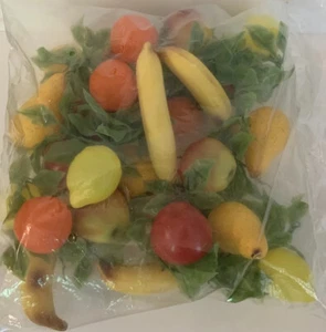 Artificial Fruits Assorted Fake Fruit Lifelike Over 20 Pieces in Sealed Bag - Picture 1 of 6