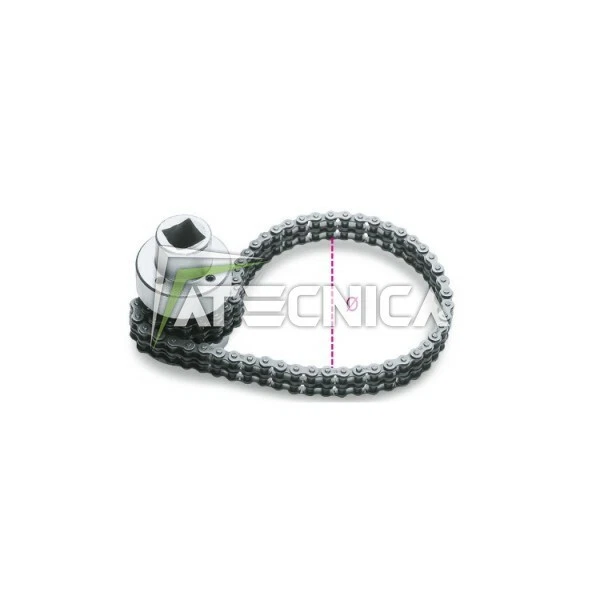 Chiave a catena doppia sottile per filtri olio attacco 1/2 Beta 1488/1 - Immagine 1 di 1