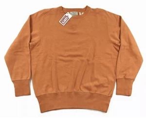 Levis Vintage Clothing Mens LVC Sweatshirt Sz Medium Orange Crewneck Bay Meadows - Picture 1 of 5