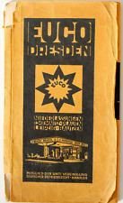 6922 EUCO DRESDEN Tankstellen Diesel Straßen-Atlas Landkarten Deutsches Reich